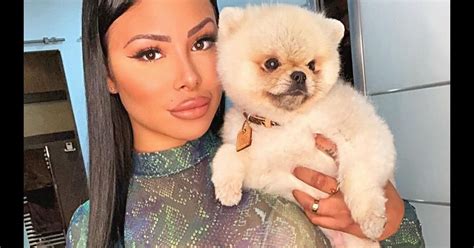 hermes chien de maeva|Maeva Ghennam: son petit chien Hermès fait craquer .